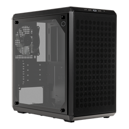 COOLER MASTER Ház Micro ATX MASTERBOX Q300L V2, 1 Ventillátorral, Tápegység nélkül, fekete