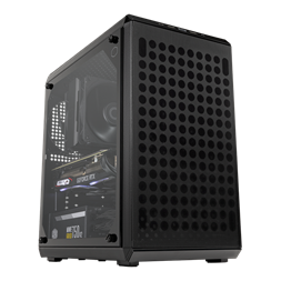 COOLER MASTER Ház Micro ATX MASTERBOX Q300L V2, 1 Ventillátorral, Tápegység nélkül, fekete