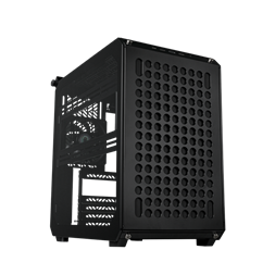 COOLER MASTER Ház Mid ATX QUBE 500 FLATPACK BLACK EDITION, 1db Ventilátorral, Tápegység nélkül, fekete