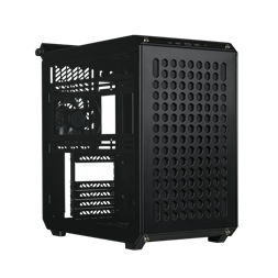 COOLER MASTER Ház Mid ATX QUBE 500 FLATPACK BLACK EDITION, 1db Ventilátorral, Tápegység nélkül, fekete