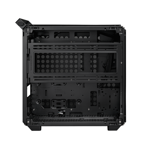 COOLER MASTER Ház Mid ATX QUBE 500 FLATPACK BLACK EDITION, 1db Ventilátorral, Tápegység nélkül, fekete