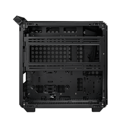 COOLER MASTER Ház Mid ATX QUBE 500 FLATPACK BLACK EDITION, 1db Ventilátorral, Tápegység nélkül, fekete
