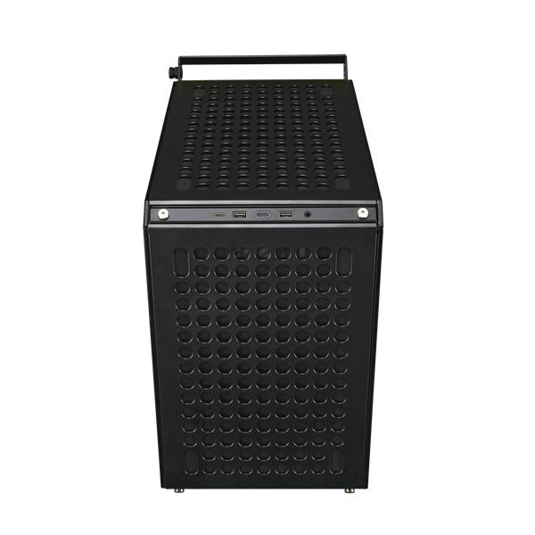 COOLER MASTER Ház Mid ATX QUBE 500 FLATPACK BLACK EDITION, 1db Ventilátorral, Tápegység nélkül, fekete