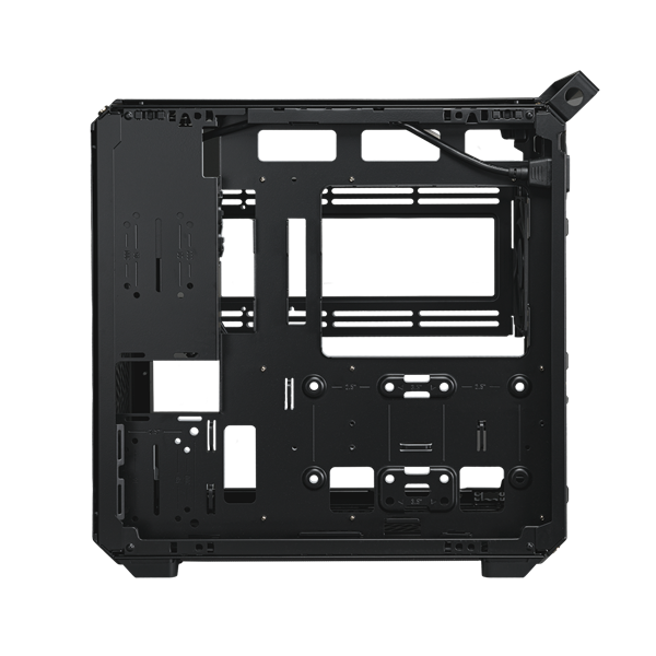 COOLER MASTER Ház Mid ATX QUBE 500 FLATPACK BLACK EDITION, 1db Ventilátorral, Tápegység nélkül, fekete