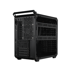 COOLER MASTER Ház Mid ATX QUBE 500 FLATPACK BLACK EDITION, 1db Ventilátorral, Tápegység nélkül, fekete