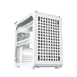 COOLER MASTER Ház Mid ATX QUBE 500 FLATPACK WHITE EDITION, 1db Ventilátorral, Tápegység nélkül, fehér