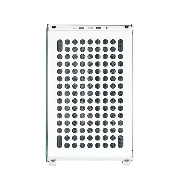 COOLER MASTER Ház Mid ATX QUBE 500 FLATPACK WHITE EDITION, 1db Ventilátorral, Tápegység nélkül, fehér