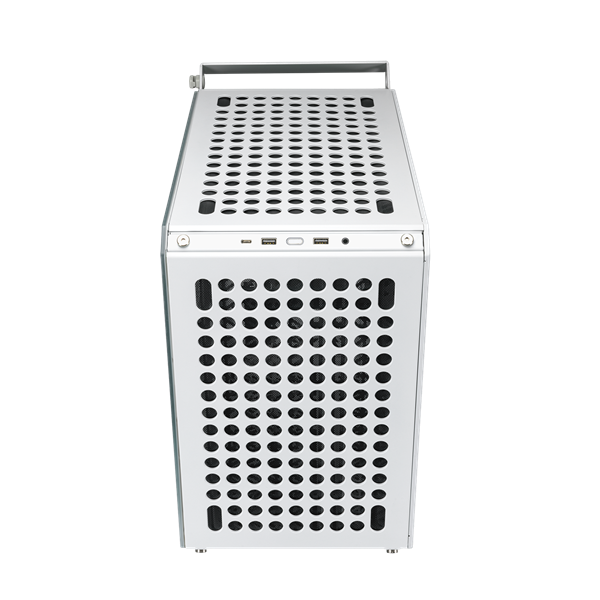 COOLER MASTER Ház Mid ATX QUBE 500 FLATPACK WHITE EDITION, 1db Ventilátorral, Tápegység nélkül, fehér