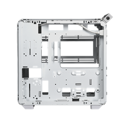 COOLER MASTER Ház Mid ATX QUBE 500 FLATPACK WHITE EDITION, 1db Ventilátorral, Tápegység nélkül, fehér