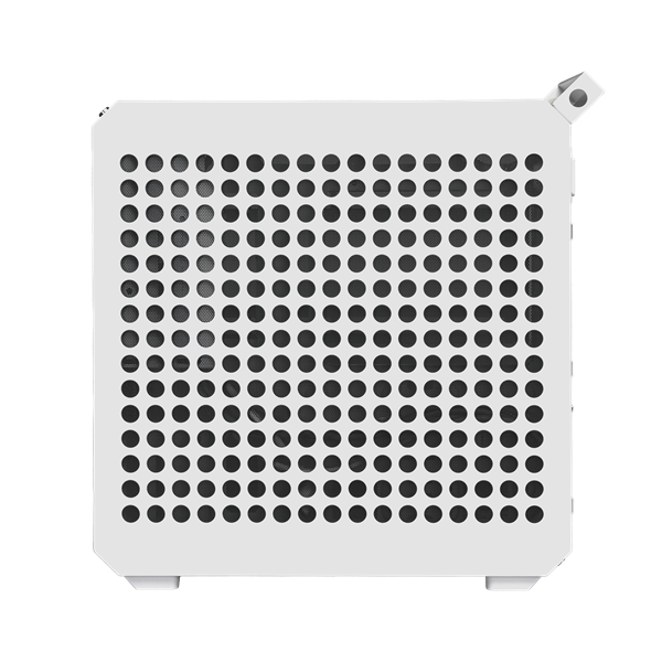 COOLER MASTER Ház Mid ATX QUBE 500 FLATPACK WHITE EDITION, 1db Ventilátorral, Tápegység nélkül, fehér