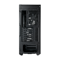 COOLER MASTER Ház Midi ATX MasterBox 520 + 3db Ventilátor + HUB, Tápegység nélkül, Üvegfalú, fekete