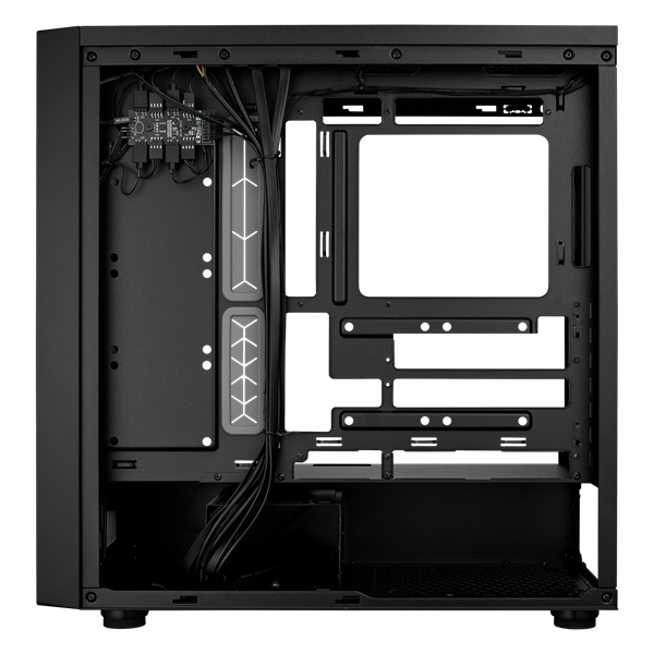 COOLER MASTER MasterBox 600 fekete (táp nélküli) ablakos ATX ház