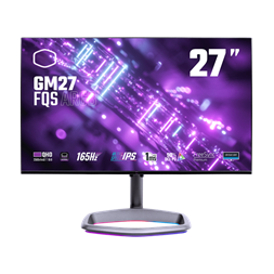 Cooler Master 27" GM27-FQS ARGB 2K WQHD 165Hz HDMI gamer monitor