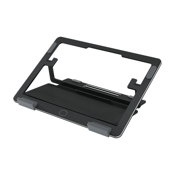 COOLER MASTER Notebook Hűtőpad + állvány ERGOSTAND AIR, Fekete (max 15")