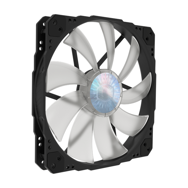 COOLER MASTER Rendszerhűtő Ventilátor SICKLEFLOW 200 ARGB Gen2, 20cm, fekete