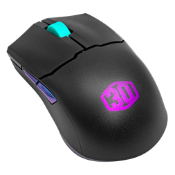 COOLER MASTER Vezeték Nélküli Egér MM712 Gaming, Optikai, 6 gombos, 19000dpi, RGB világítás, Fekete