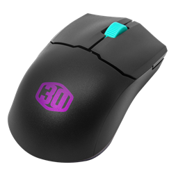 COOLER MASTER Vezeték Nélküli Egér MM712 Gaming, Optikai, 6 gombos, 19000dpi, RGB világítás, Fekete