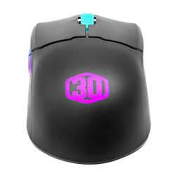 COOLER MASTER Vezeték Nélküli Egér MM712 Gaming, Optikai, 6 gombos, 19000dpi, RGB világítás, Fekete