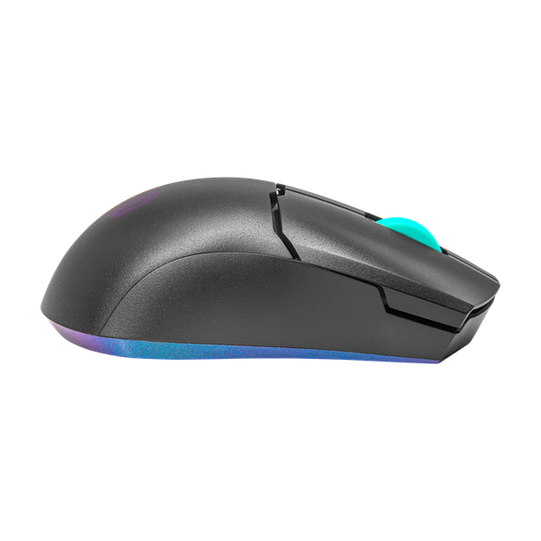 COOLER MASTER Vezeték Nélküli Egér MM712 Gaming, Optikai, 6 gombos, 19000dpi, RGB világítás, Fekete