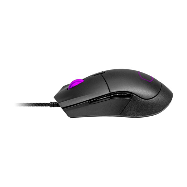 COOLER MASTER Vezetékes Egér MM310 Gaming, Optikai, 6 gombos, 12000dpi, RGB világítás, Ultrakönnyű, Fekete