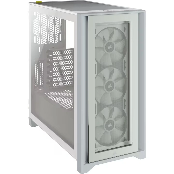 CORSAIR iCUE 4000X RGB fehér számítógépház