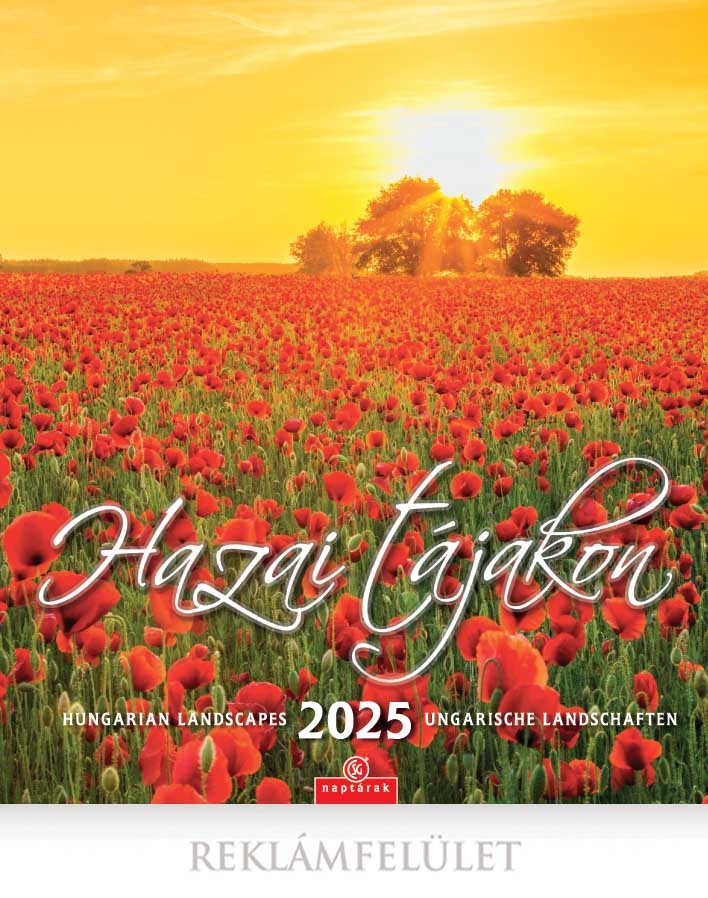 CSG 2025 Hazai tájakon 30x34cm falinaptár
