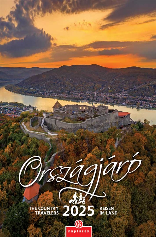 CSG 2025 Országjáró 21x32cm falinaptár