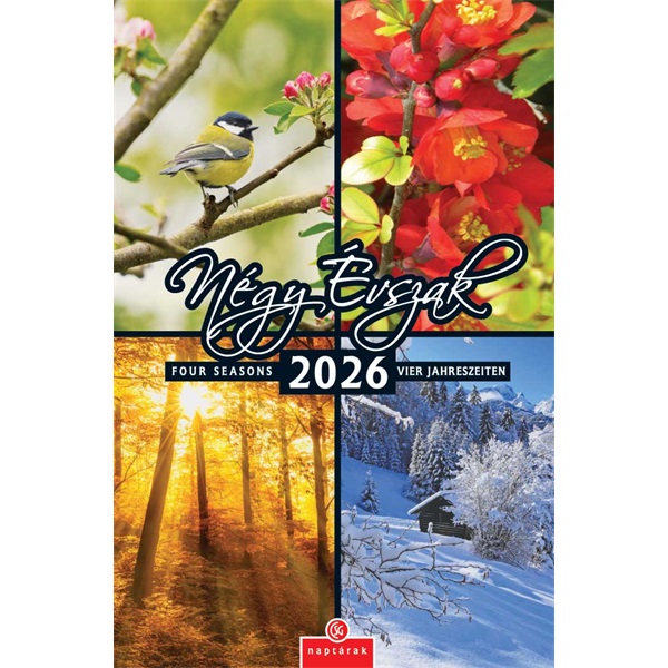 CSG 2026 Négy évszak 21x32 cm falinaptár