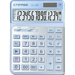 CTIFREE CL-140E KÉK ergonómikus számológép
