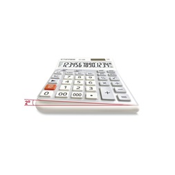 CTIFREE CT-140E fehér ergonómikus számológép, 145x198mm, 14 számjegy, dual power, 2 év garancia