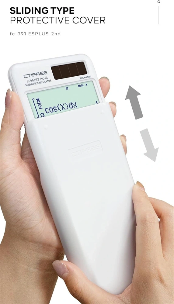 CTIFREE FC-991 ES PLUS 2nd FEHÉR tudományos számológép, 77x161mm, dual power, 2 év garancia (Újszerű)