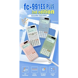 CTIFREE FC-991 ES PLUS 2nd FEHÉR tudományos számológép, 77x161mm, dual power, 2 év garancia (Újszerű)
