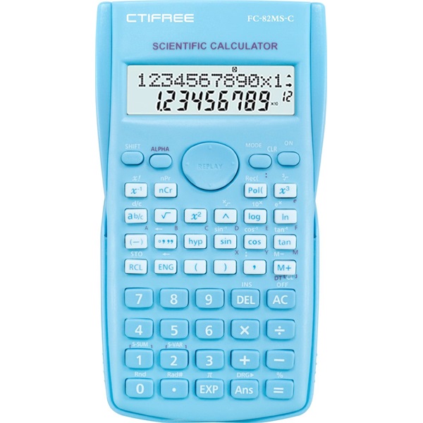 CTIFREE FC-82 MS tudományos számológép, 80x155mm