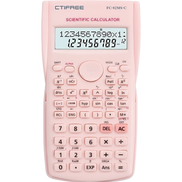 CTIFREE FC-82 MS tudományos számológép, 80x155mm