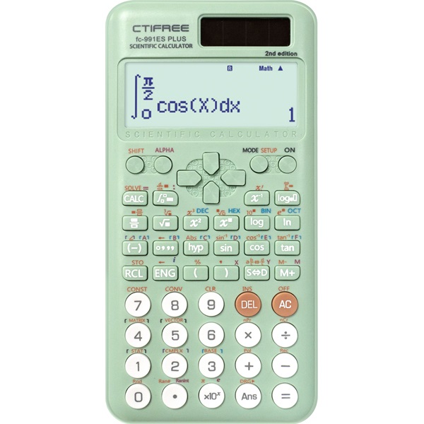 CTIFREE FC-991 ES PLUS 2nd ZÖLD tudományos számológép