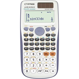 CTIFREE FC-991 ES PLUS 2nd tudományos számológép, 77x161mm, dual power