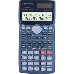 CTIFREE FC-991 MS tudományos számológép, 80x155mm, dual power