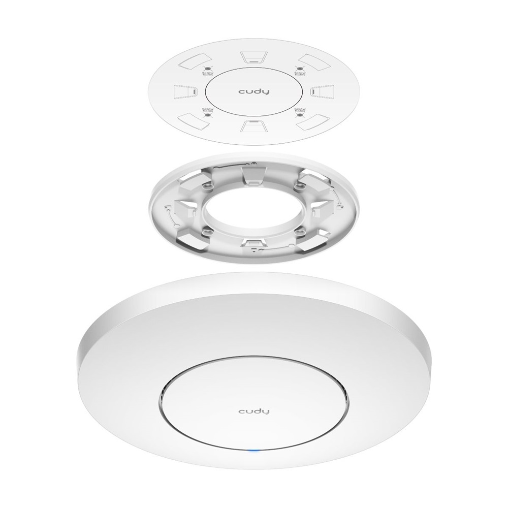 CUDY AP1300 beltéri AC1200 kétsávos  WiFi, Mesh, Gigabit LAN, PoE, fehér Access Point