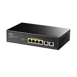 CUDY GS1006P 1x 10/100/1000(PoE+/PoE)+3x 10/100/1000(PoE)+2x gigabit uplink, 60W PoE switch