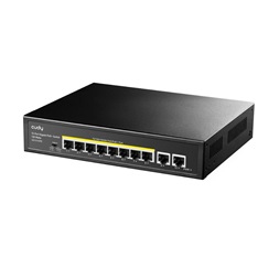 CUDY GS1010PE 8x 10/100/1000(PoE+/PoE)+2x gigabit uplink, 120W PoE switch
