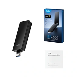 CUDY WU6500 háromsávos BE6500 WIFI 7, USB 3.0, Hálózati Adapter