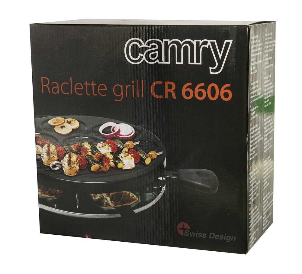 Camry CR6606 fekete asztali elektromos grill