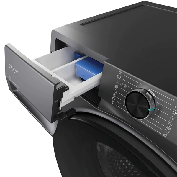 Candy BWR 485SBL6G-S Antracit, elöltöltős, max.1351ford., 8kg/5kg mosó-szárítógép