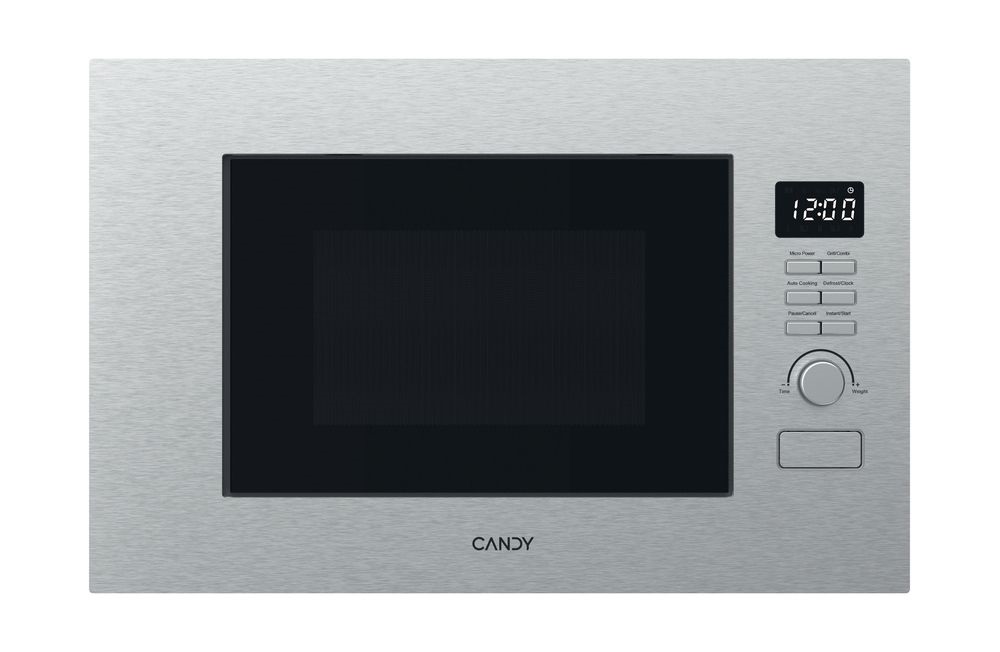 Candy CA38FL7NWBX 800W, 20literes, inox, beépíthető, mikrohullámú sütő