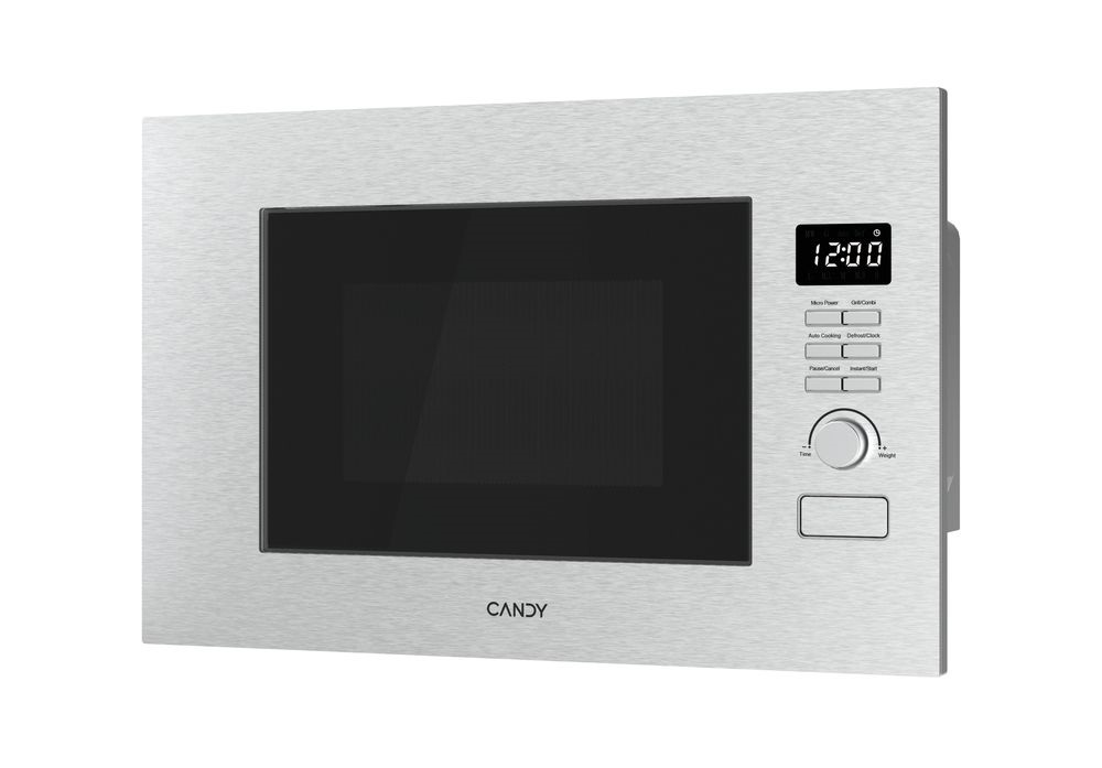Candy CA38FL7NWBX 800W, 20literes, inox, beépíthető, mikrohullámú sütő
