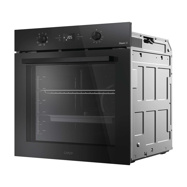 Candy CA6 NP3T3EHTB fekete, beépíthető, sütőtér: 78 liter, grill, légkeverés sütő