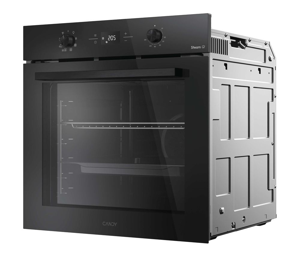 Candy CA6 NP3T3EHTB fekete, beépíthető, sütőtér: 78 liter, grill, légkeverés sütő