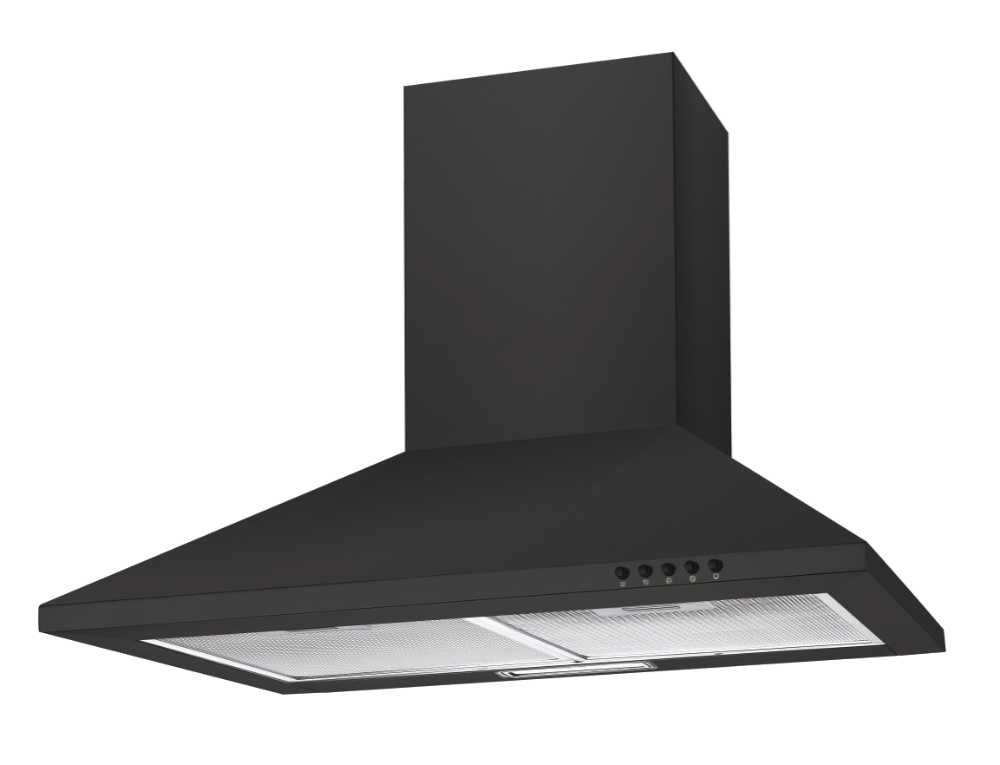 Candy CCE60NN fekete, beépíthető, kürtős, zajszint:62dB, méret:60cm, páraleszívó