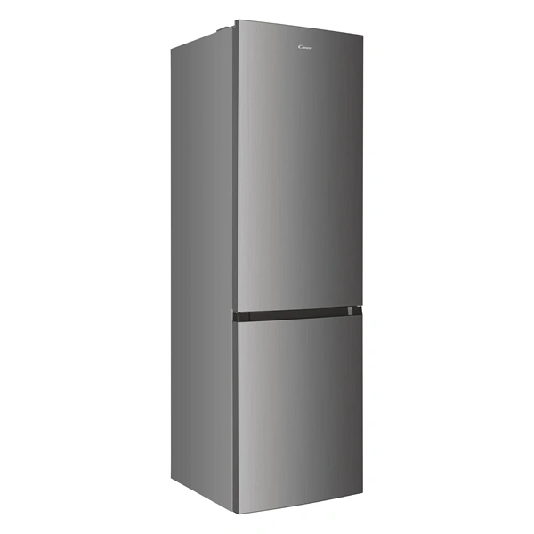 Candy CCH1T518EX inox, alulfagyasztós, Hűtő:182L, Fagyasztó:71L, No frost hűtőszekrény (Újszerű)