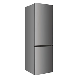Candy CCH1T518EX inox, alulfagyasztós, Hűtő:182L, Fagyasztó:71L, No frost hűtőszekrény (Újszerű)